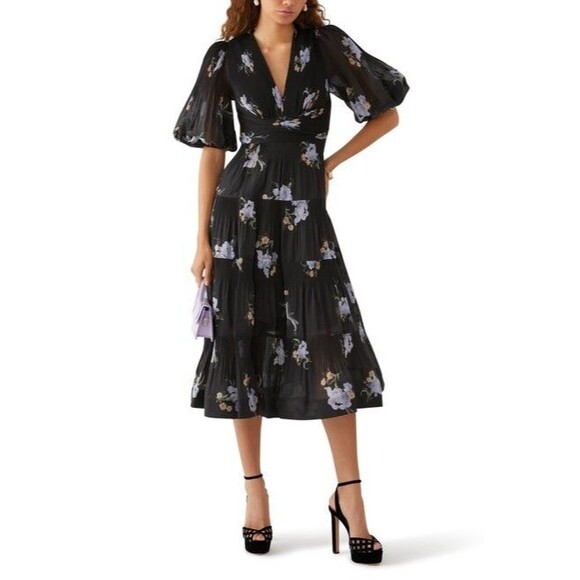 NWOT Zimmermann Pleated Midi Dress Zim 0, US 4